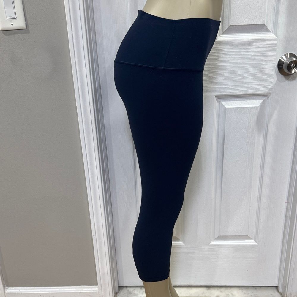 Lululemon on Athletica Navy Blue High-Waisted Leggings - Picture 2 of 6